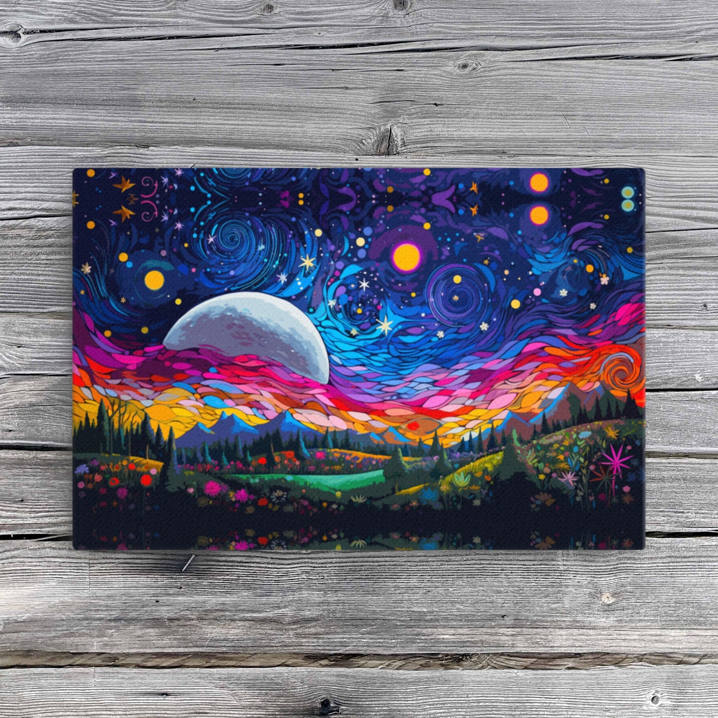 Moonlit Reality Canvas Print