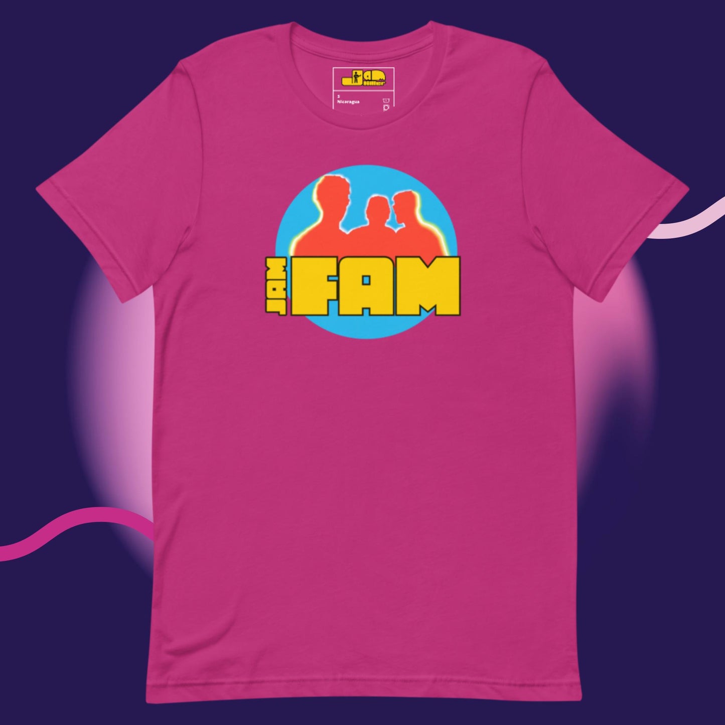 Jam Fam TShirt Retro Smooth Vibes