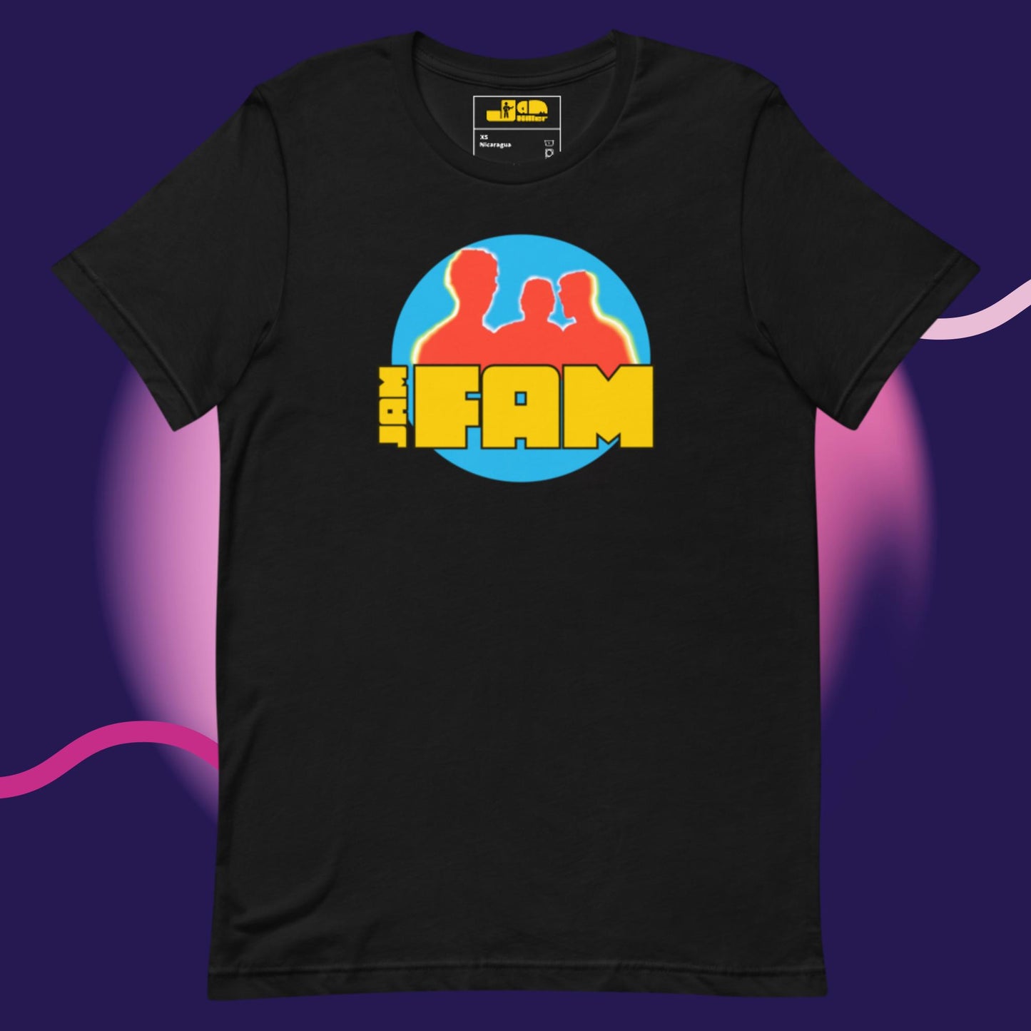 Jam Fam TShirt Retro Smooth Vibes