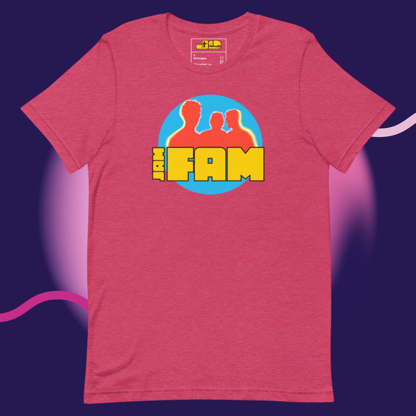 Jam Fam TShirt Retro Smooth Vibes